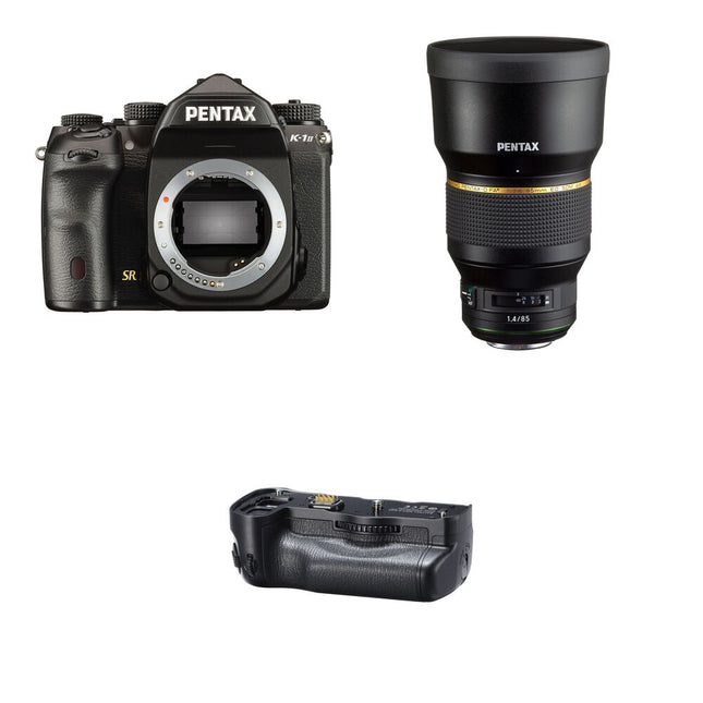 Pentax K-1 Mark II Cámara Réflex Full Frame 36.4MP Con Lente 85mm f/1.4 y Empuñadura Batería