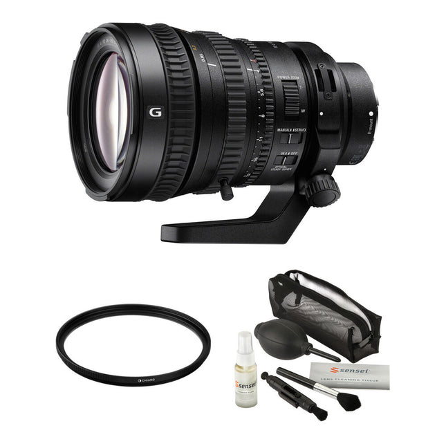 Sony FE PZ 28-135mm f4 G OSS Objetivo Full Frame Zoom Power Kit Filtro UV 95mm
