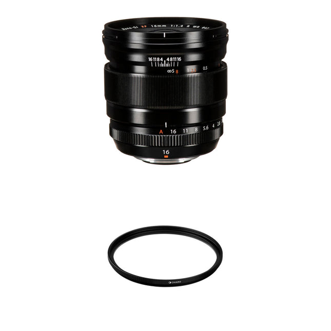 FUJIFILM XF 16mm f1.4 R WR Lente APS-C con Filtro UV 67mm