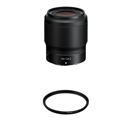 Nikon NIKKOR Z 50mm f/1.8 S Objetivo con Filtro UV 62mm Kit
