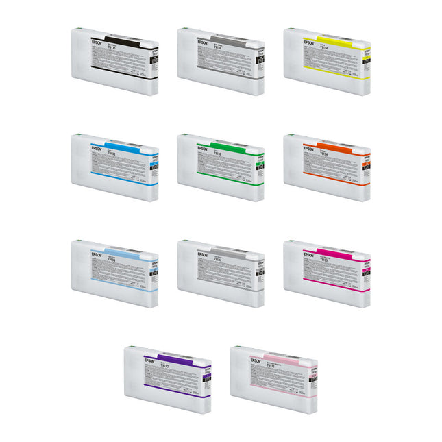 Epson T91-Series Cartucho de Tinta UltraChrome HDX 200mL para Impresora SureColor P5000 Edición Comercial