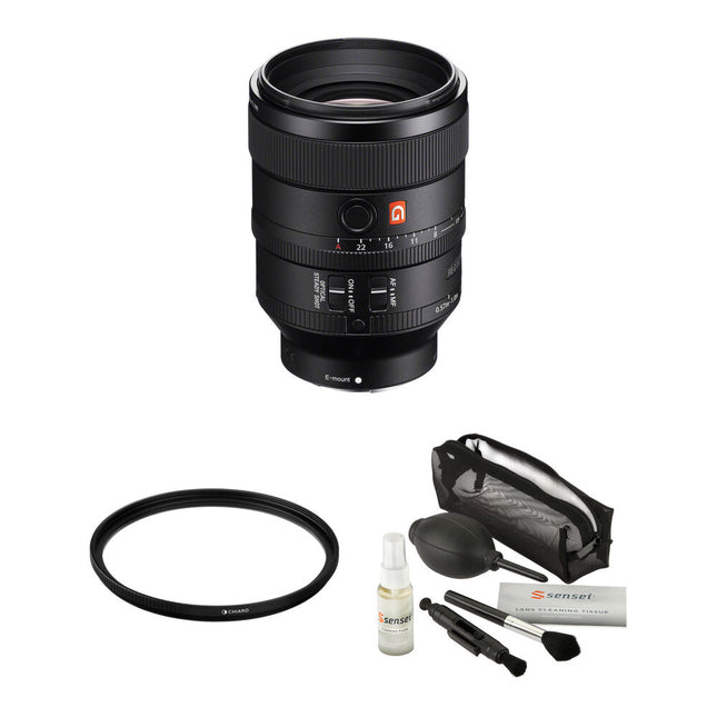 Sony FE 100mm f2.8 STF GM OSS Lente con Estabilización y Filtro UV 72mm