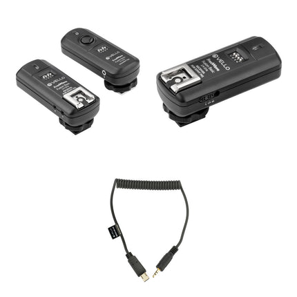 Vello FreeWave Fusion Basic Kit de Disparador Inalámbrico 2 Receptores para Sony 16 Canales Alcance 100 m