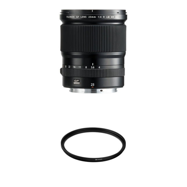 FUJIFILM GF 23mm f4 R LM WR Objetivo con Filtro UV 82mm Kit
