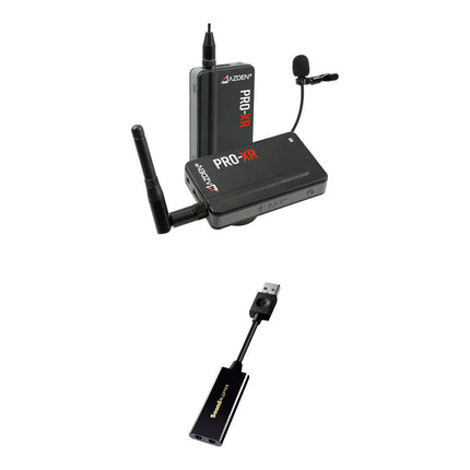 Azden PRO-XR Sistema Inalámbrico Lavalier Omnidireccional 24-Bit 48kHz con Sound Blaster PLAY 3