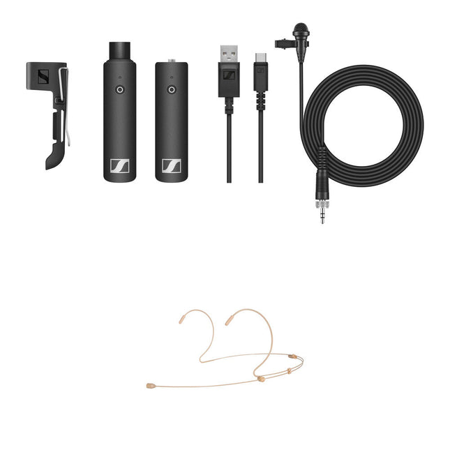 Sennheiser XSW-D Lavalier Sistema de Micrófono Digital Inalámbrico 2.4 GHz Alcance 76 m Kit Completo