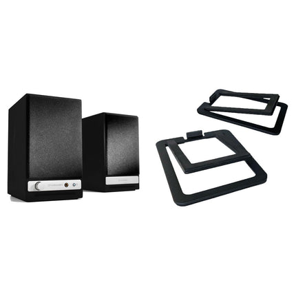 Audioengine HD3 Sistema de Altavoces Bluetooth 15W con Soportes de Escritorio
