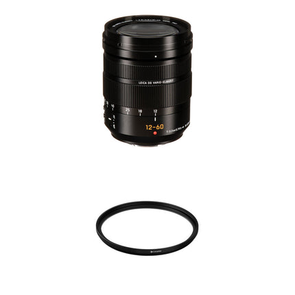 Panasonic Leica DG Vario-Elmarit 12-60mm f/2.8-4 Lente para Micro Cuatro Tercios con Estabilizador y Filtro UV 62mm