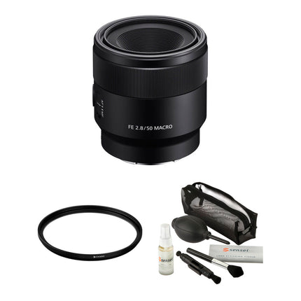 Sony FE 50mm f/2.8 Lente Macro E-Mount 1:1 Kit de Cuidado