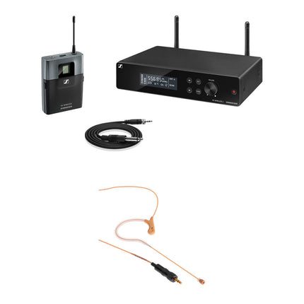 Sennheiser XSW2-CI1 Sistema de Micrófono Inalámbrico Rackmount Auricular Beige 10 Horas Autonomía 12 Micrófonos en Escena