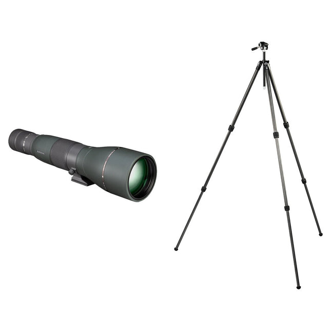 Vortex Razor HD 27-60x85 Telescopio terrestre con lente 85mm y trípode carbono