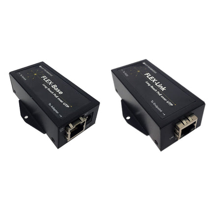 NVT Phybridge FLEX-Base Extensor Solución con Kit Adaptador FLEX-Link 2000 pies 50W PoE