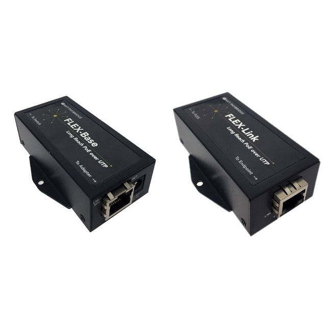 NVT Phybridge FLEX-Base Extensor Solución con Kit Adaptador FLEX-Link 2000 pies 50W PoE