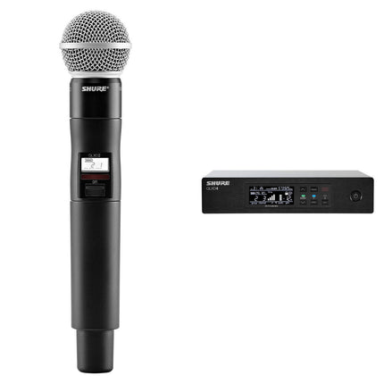 Shure QLXD24/SM58 Sistema Inalámbrico Digital Micrófono de Mano 9 Horas Batería