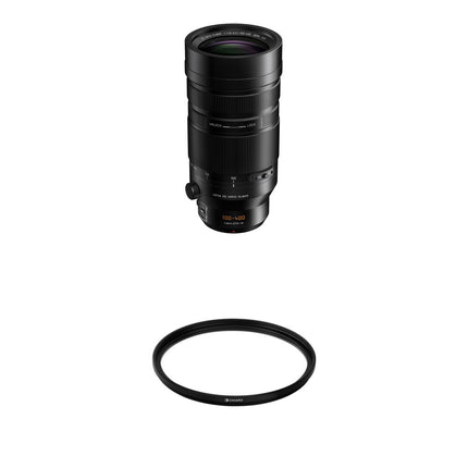 Panasonic Leica DG Vario-Elmar 100-400mm f4-6.3 II Teleobjetivo con estabilizador y filtro UV 72mm