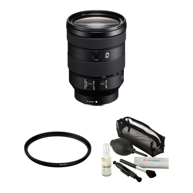 Sony FE 24-105mm f4 Objetivo Full Frame Estabilizador y Filtro UV 77mm