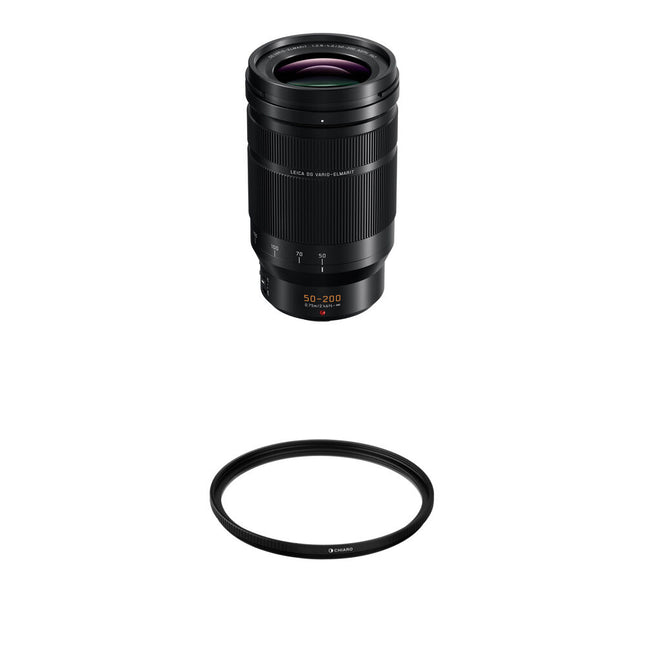 Panasonic Leica DG Vario-Elmarit 50-200mm f/2.8-4 Objetivo con Estabilizador Óptico y filtro UV 67mm