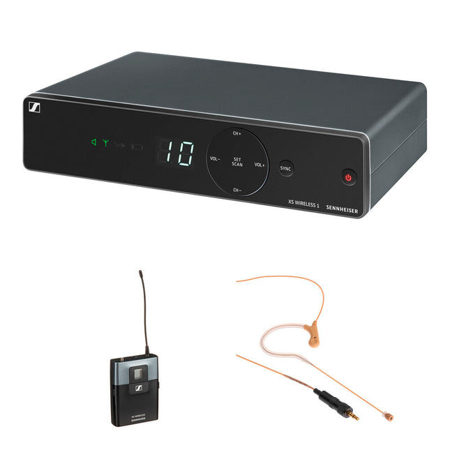 Sennheiser XSW1 Kit Micrófono Inalámbrico Earset Beige 10 Hrs Batería