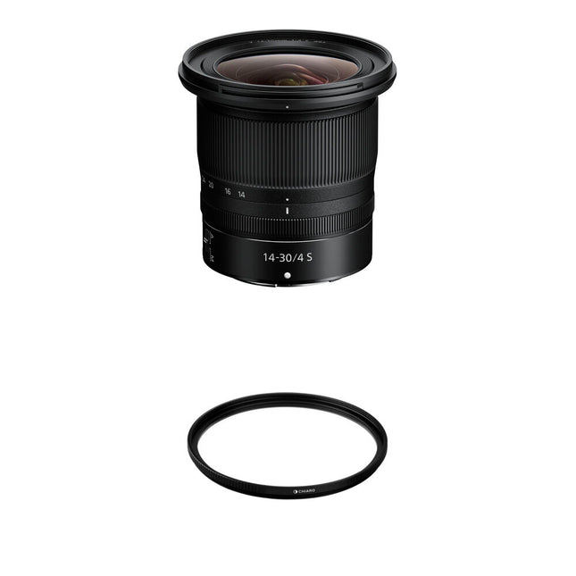Nikon NIKKOR Z 14-30mm f4 S Objetivo Zoom FX con Filtro UV 82mm