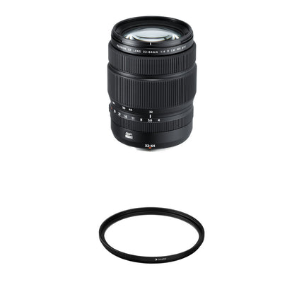 FUJIFILM GF 32-64mm f4 R LM WR Lente con filtro UV 77mm resistentes al clima