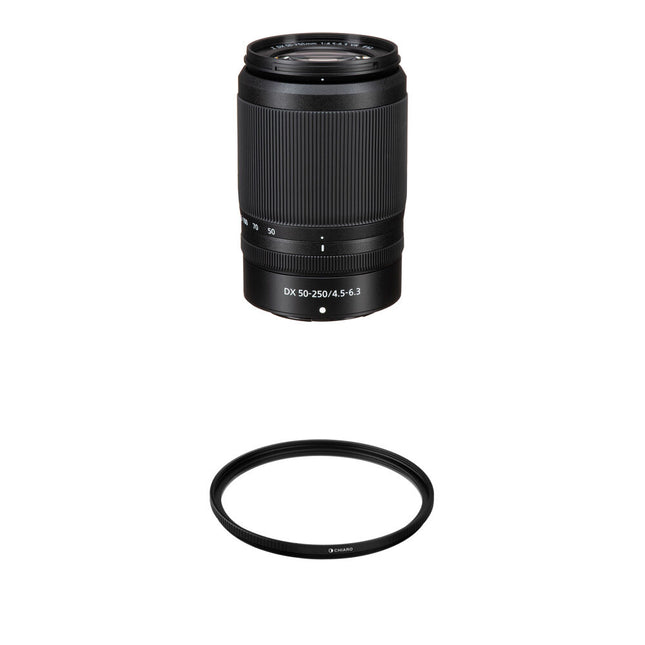 Nikon NIKKOR Z DX 50-250mm f4.5-6.3 VR Lente con Filtro UV 62mm