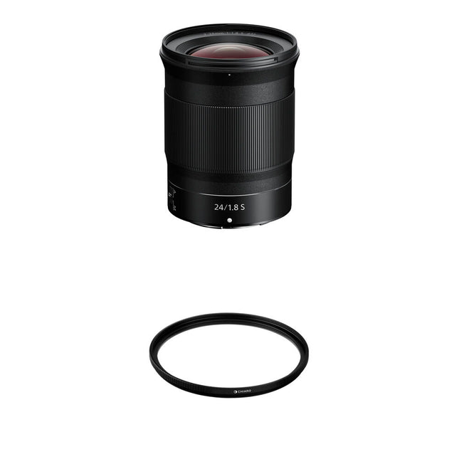 Nikon NIKKOR Z 24mm f/1.8 S Objetivo con filtro UV 72mm UVATS