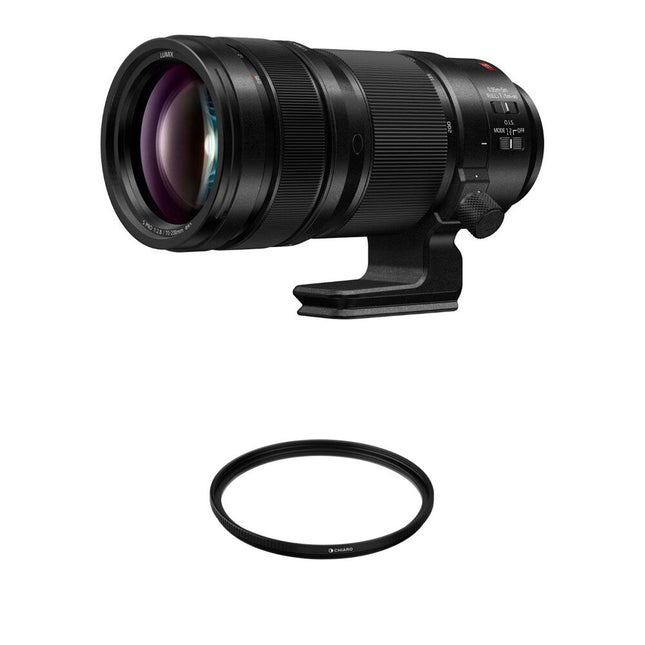 Panasonic LUMIX S PRO 70-200mm f/2.8 Pro Teleobjetivo con estabilizador y filtro UV 82mm