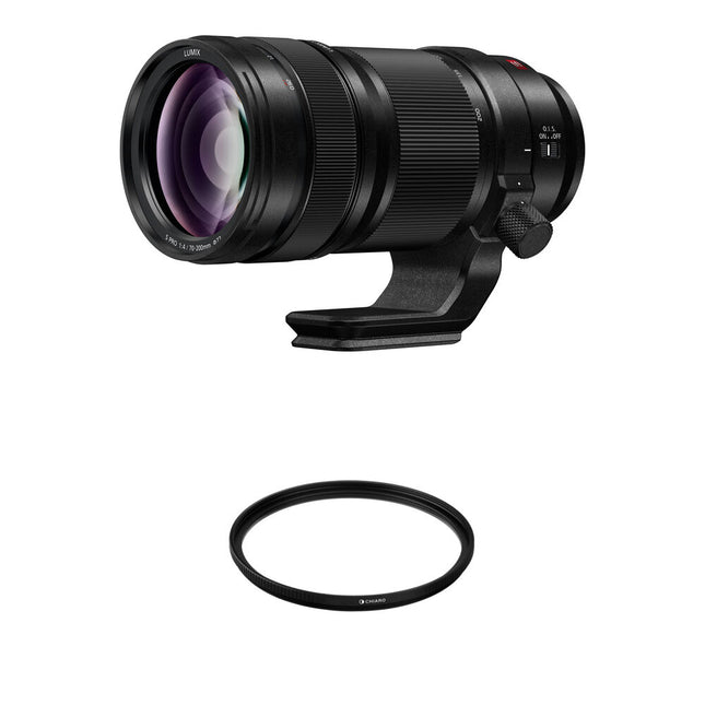 Panasonic LUMIX S PRO 70-200mm f4 O.I.S. Objetivo con Filtro UV 77mm Kit