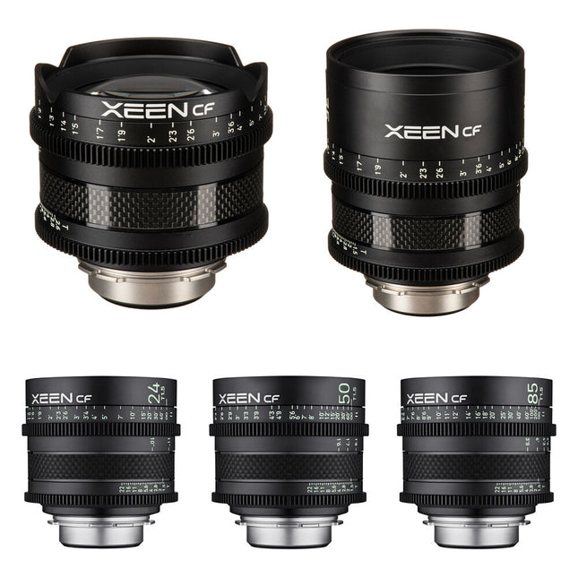 Rokinon XEEN CF Pro Kit de 5 Objetivos Cine PL 24 35 50 85mm