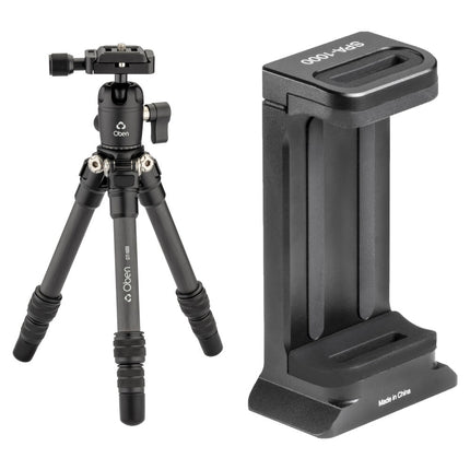 Kit Oben CTT-1000 Tripode de Mesa Carbono 15.5" y Adaptador SPA-1000 Arca