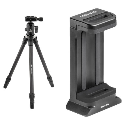 Oben CTT-1000L Trípode de Fibra de Carbono de Mesa 28 2" Altura 11 lb Capacidad con Adaptador SPA-1000 para Smartphone Arca-Type