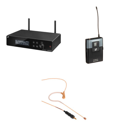 Sennheiser XSW2 Sistema de Micrófono Inalámbrico Omni Earset Beige 548-572 MHz Rackmount