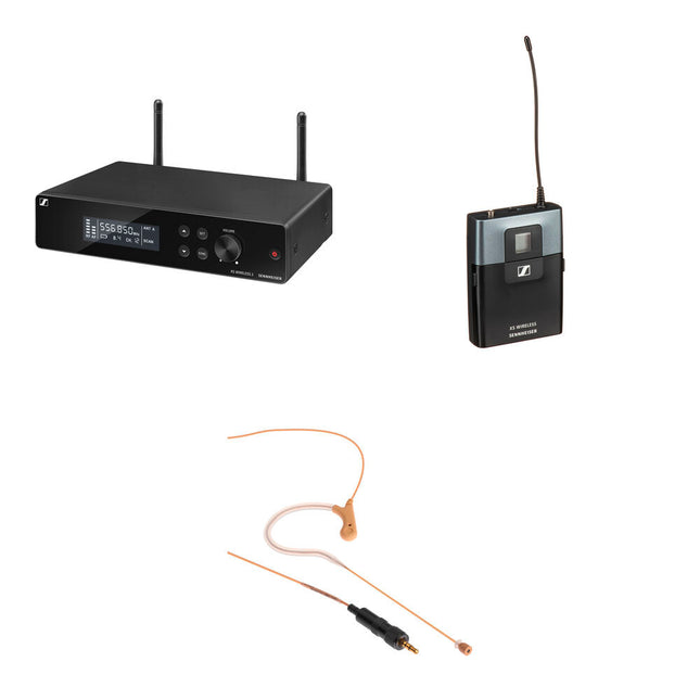 Sennheiser XSW2 Sistema de Micrófono Inalámbrico Omni Earset Beige 548-572 MHz Rackmount