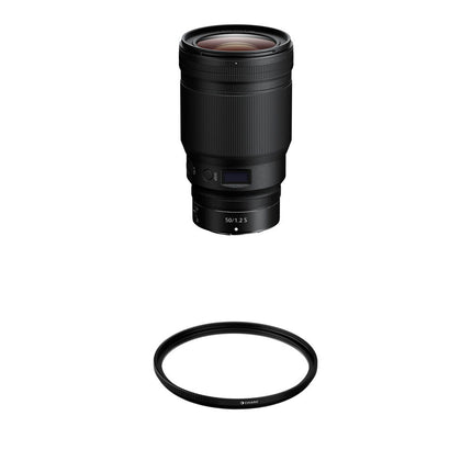 Nikon NIKKOR Z 50mm f/1.2 S Lente con filtro UV 82mm Kit Premium