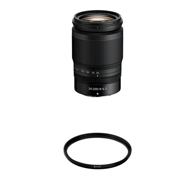 Nikon NIKKOR Z 24-200mm f/4-6.3 VR Objetivo con Filtro UV 67mm