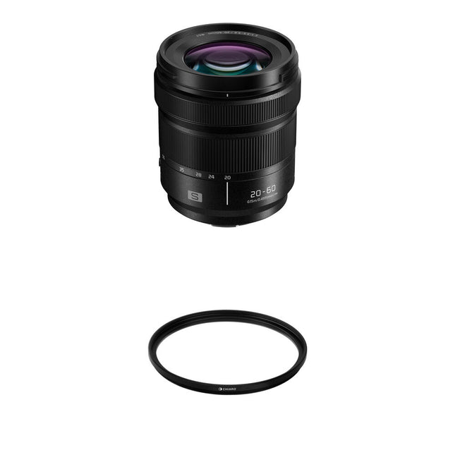 Panasonic LUMIX S 20-60mm f3.5-5.6 Lente con filtro UV 67mm Kit