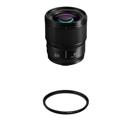 Panasonic LUMIX S 85mm f/1.8 Lente L-Mount Full Frame con Filtro UV 67mm
