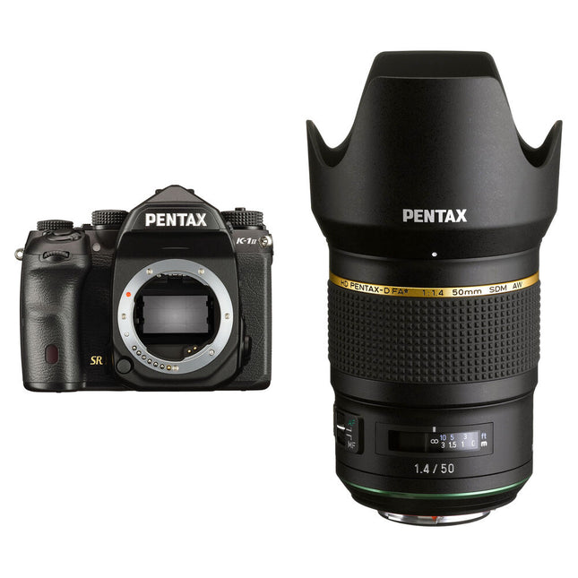 Pentax K-1 Mark II Cámara Réflex Full Frame 36.4MP con lente HD FA 50mm f1.4
