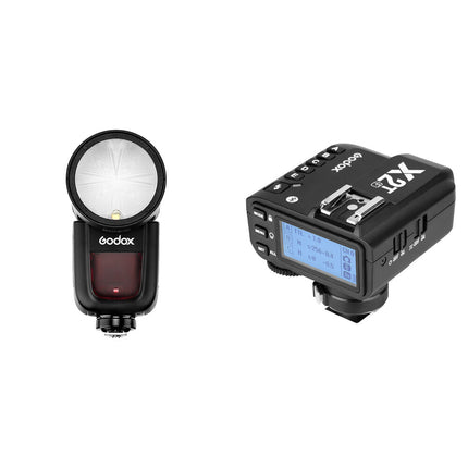 Godox V1 TTL Flash y X2 Disparador Flash Inalámbrico 100 m FUJIFILM