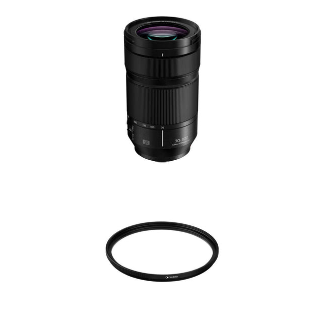 Panasonic LUMIX S 70-300mm f4.5-5.6 Macro O.I.S. Objetivo con Filtro UV 77mm