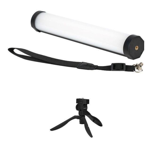Nanlite PavoTube II 6C Luz LED RGB 10" con Mini Trípode y Batería USB