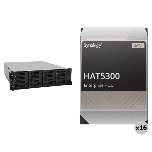 Synology 192TB RackStation RS4021xs+ NAS 16 Bahías 7200 rpm SATA III