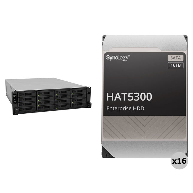 Synology RackStation RS4021xs+ NAS 256TB 16 Bahías 16TB HDD SATA III
