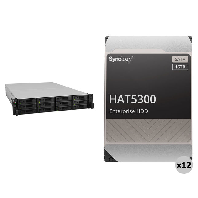Synology 192TB RackStation RS3621xs+ NAS 12 Bahías 2.1 GHz 8GB RAM