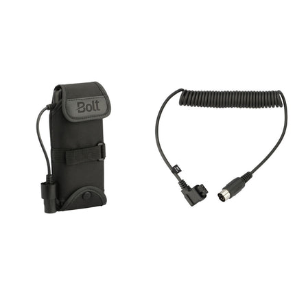 Bolt Universal Compact batería para Canon con cable de alimentación de 47 pulgadas y uso AA NiMH Li-Ion