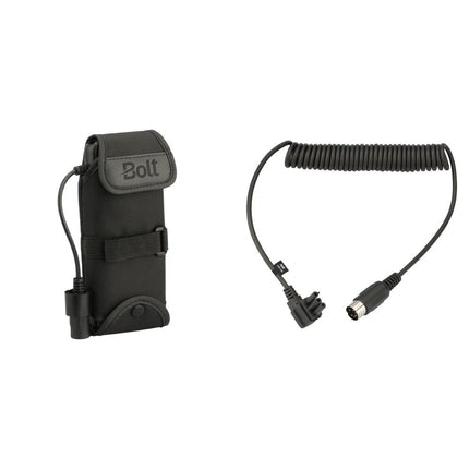 Bolt Universal Compact Battery Pack para Nikon con cable enrollado 18 a 47 pulgadas