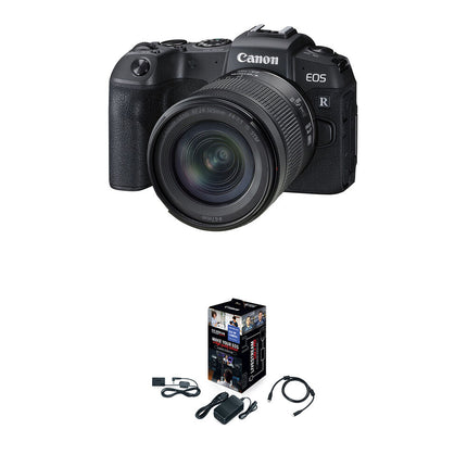 Canon EOS RP Cámara sin Espejo con Objetivo RF 24-105mm f4-7.1 y Kit de Accesorios Webcam