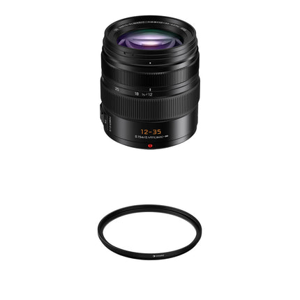 Panasonic Leica DG Vario-Elmarit 12-35mm f/2.8 Lente Micro Cuatro Tercios con Estabilizador Óptico y Filtro UV 58mm