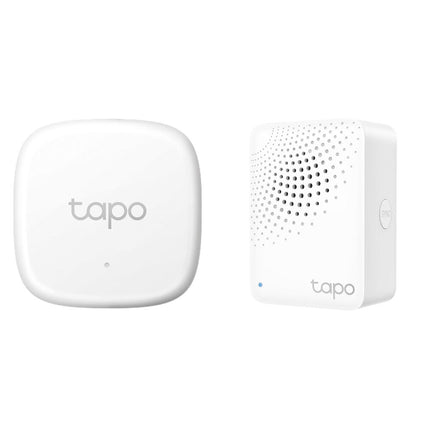 TP-Link Tapo T310 Sensor Inteligente Temperatura Humedad y H100 Hub con Alarma 90 dB