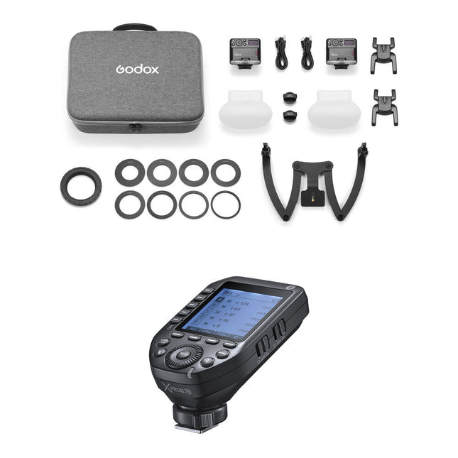 Godox MF12 Kit de Flash Macro Dental con Disparador XPro II para Nikon